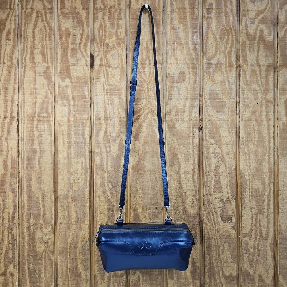 Patricia Nash Joliet Pouch Blue Crossbody  Small Bag Purse